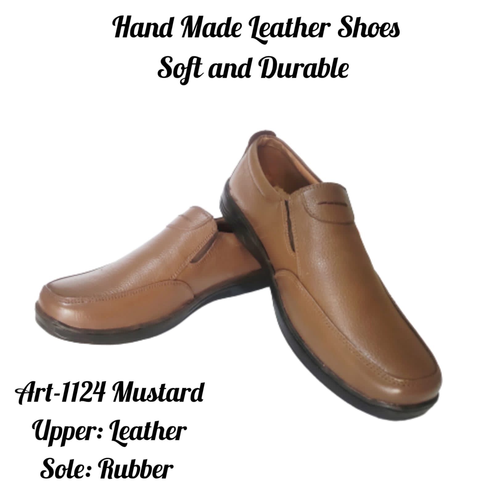 Hand Made Leather shoes Soft and Durable - Image 4